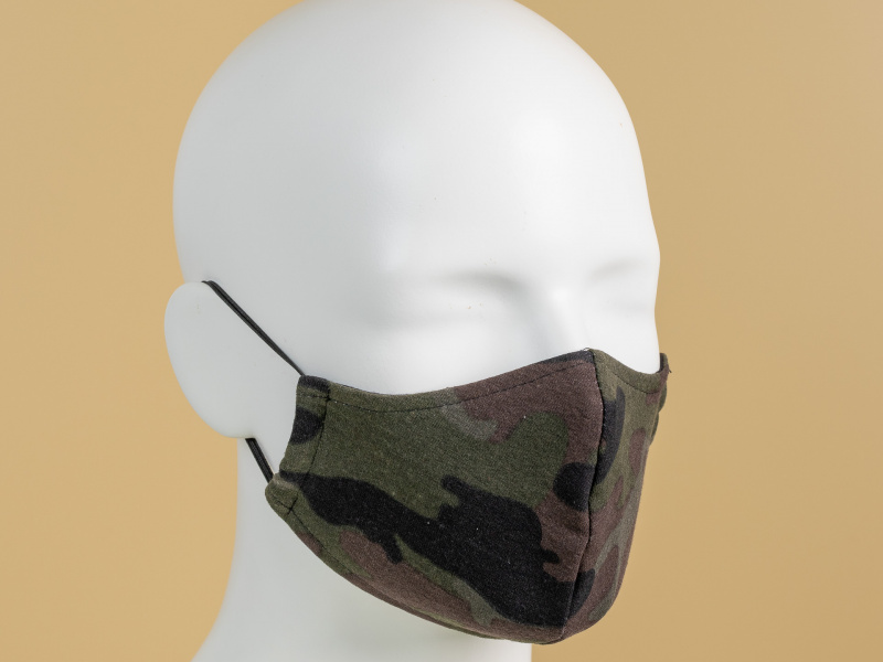 Dvojvrstvové tvarované elastické rúško, vzor 1461 Dvojvrstvové tvarované elastické rúško, vzor 1461